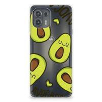 Motorola Edge 20 Lite Telefoonhoesje met Naam Avocado Singing - thumbnail