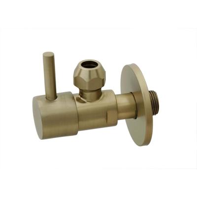 Xellanz Minimal Hoekstopkraan - 3/8x3/8 - of Knel - 10mm - Geborsteld Messing PVD