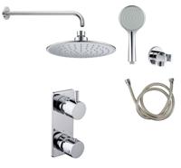 Mueller Heaven inbouw regendouche met thermostaatkraan - thumbnail