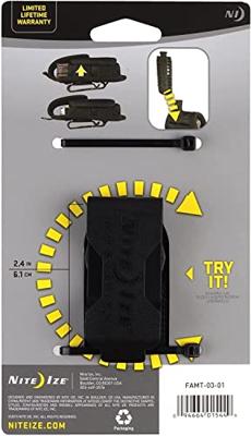 NITE Ize Heuptas Toolholster (b x h x d) 64 x 148 x 55 mm Zwart NI-FAMT-03-01