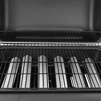 Gasbarbecue met 6 branders zwart - thumbnail