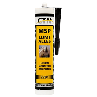 CTN MSP sterk verlijmende kit - GRIJS