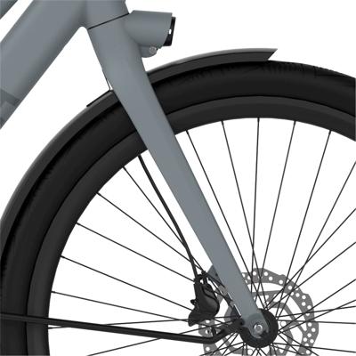 Cortina voorvork e-lett squirrel grey matt