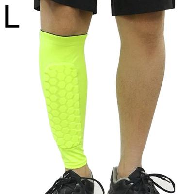 Voetbal anti-botsing leggings outdoor basketbal paardrijden alpinisme enkel beschermen kalf sokken Gear Protector maat: L Voetbal anti-botsing leggings outdoor basketbal paardrijden alpinisme enkel beschermen kalf sokken Gear Protector maat: L