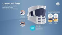 Bauerfeind LumboLoc Forte Rugbrace - 1 - Grijs - thumbnail