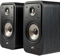 Polk Signature S20e Luidspreker, Boekenplank Speaker voor HiFi Home Cinema, Boekenplank Speaker met 125 Watt, 2 stuks, Poolklemmen, Diepe Bas, Hoge resolutie, 40 kHz, - Zwart - thumbnail