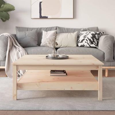 Salontafel 100x100x40 cm massief grenenhout