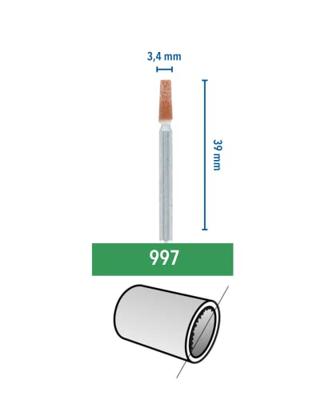 Dremel 997 Aluminiumoxide slijpsteen | Fijn 2, 4 mm - 26150997JA - thumbnail