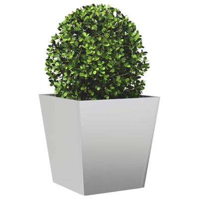 VidaXL Plantenbank 40x40x40 cm gegalvaniseerd staal