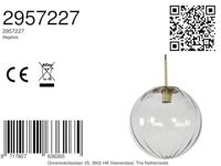 Light & Living Hanglamp 'Magdala' Ø30cm, kleur Lichtgrijs - thumbnail
