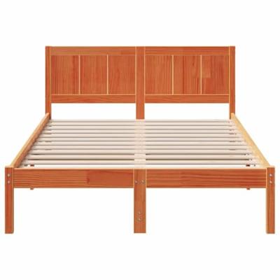 Bedframe Bruin 120 x 200 cm Massief grenenhout Bedframe Bruin 120 x 200 cm Massief grenenhout