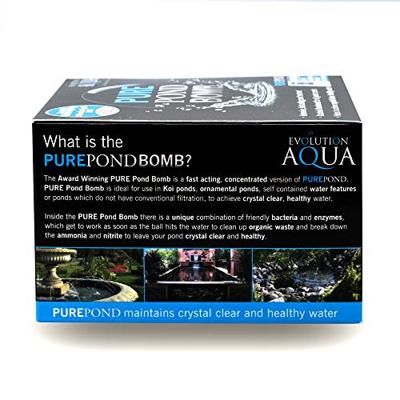 Evolution Aqua Pure Pond Bomb - Voor Helder Vijverwater tot 20.000L, Geschikt voor Alle Vijvertypes