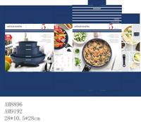 Kookgereiset - Geschikt voor alle kookplaten inclusief inductie - ARTHUR MARTIN - AM8896 - Keramisch gecoat aluminium - 5-delig - Blauw - thumbnail