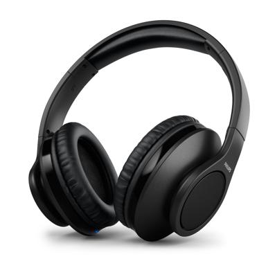 Philips 6000 series TAH6206BK/00 hoofdtelefoon/headset Hoofdtelefoons Hoofdband 3,5mm-connector Bluetooth Zwart