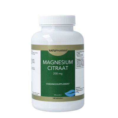 Magnesium citraat 200mg 100 Tabletten