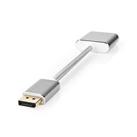 Nedis DisplayPort-Kabel | DisplayPort Male naar DVI-D 24+1-Pins Female | 0.2 m | 1 stuks - CCTB37250AL02 CCTB37250AL02 - thumbnail