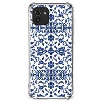 Samsung Galaxy A03 Case Flower Blue - thumbnail