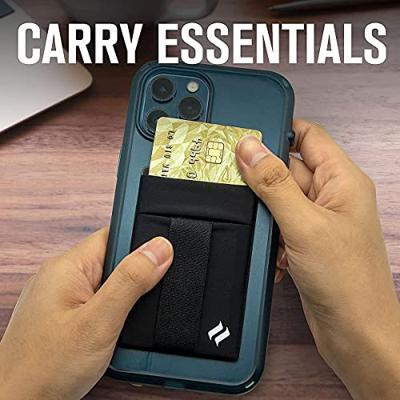 Catalyst Stick On Wallet & Shoulder Strap Bundle Stealth Black