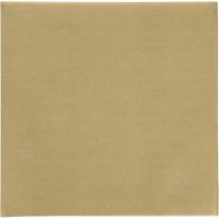 Creativ Company Servetten, afm 40x40 cm, 60 gr, goud, 20 stuk/ 1 doos - thumbnail