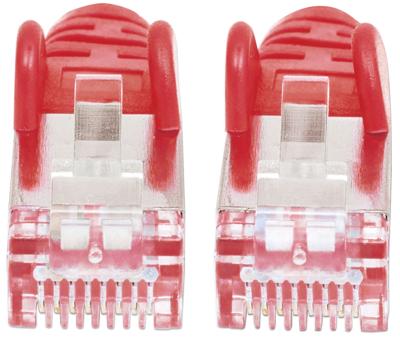 Intellinet 319096 RJ45 Netwerkkabel, patchkabel CAT 6A S/FTP 2.00 m Rood Folie afscherming, Afscherming gevlochten, Halogeenvrij 1 stuk(s) Intellinet 319096 RJ45 Netwerkkabel, patchkabel CAT 6A S/FTP 2.00 m Rood Folie afscherming, Afscherming gevlochten, Halogeenvrij 1 stuk(s)