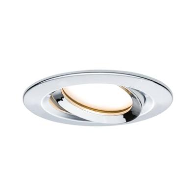 Paulmann Nova Plus Inbouwlamp voor badkamer Set van 3 stuks LED LED 20.4 W IP65 Chroom Paulmann Nova Plus Inbouwlamp voor badkamer Set van 3 stuks LED LED 20.4 W IP65 Chroom
