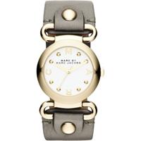 Horlogeband Marc by Marc Jacobs MBM1308 Leder Grijs 24mm - thumbnail