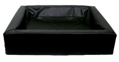 Bia bed kunstleer hoes hondenmand zwart Bia bed kunstleer hoes hondenmand zwart