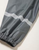 Playshoes regenbroek bretels katoen gevoerd Uni Donkergrijs Maat - thumbnail