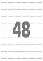 A4 etiketten 30 x 30 mm wit 100 vel Sorex - thumbnail