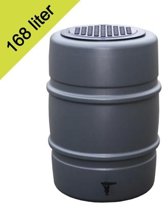 Harcostar regenton 168 liter antraciet