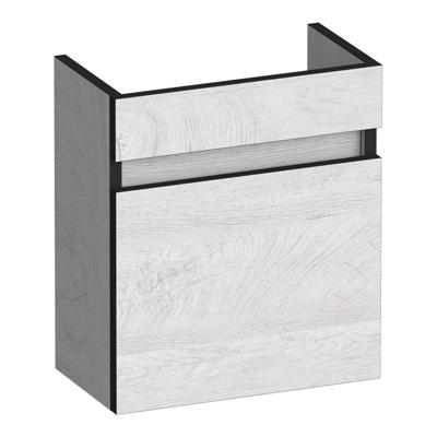 Brauer Joy Edge Fonteinkast - 40 cm - 1 Deur - Greeploos - Rechtsdraaiend - Forest Seashell