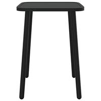 Tuintafel 50x50x71 cm staal antracietkleurig - thumbnail