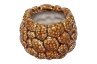 Decostar Countryfield Vaas ro Pine cone S bruin - thumbnail