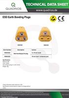 Quadrios ESD-aardingsstekker Bus, Bananenbus, Drukknop 10 mm - thumbnail