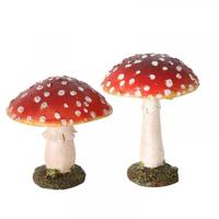 Boltze Home Paddenstoel polyresin h9cm - thumbnail