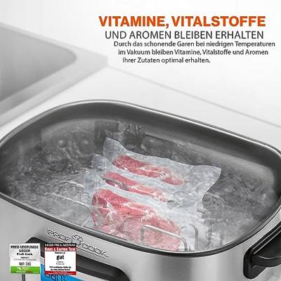 ProfiCook PC-SV 1112 8 l 520 W Zwart, Roestvrijstaal
