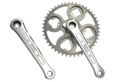 Paul Royal Flush 46T Crankset - Zilver Paul Royal Flush 46T Crankset - Zilver