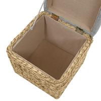 Poefset zeegras grijs 2-delig - thumbnail