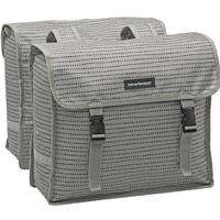 Newlooxs Fiori dubbele fietstas - waterafstotend polyester - 30l - zwart/blauw/grijs - thumbnail