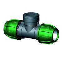 T-stuk 90 graden met binnendraad - buiskoppeling - 32 x 1" x 32 mm - thumbnail