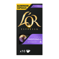 Koffiecups l&apos;or espresso lungo profondo 10 stuks - thumbnail