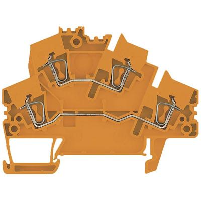 Weidmüller 1831260000 Doorgangsserieklem 5.10 mm Spanveer Oranje 50 stuk(s) Piece