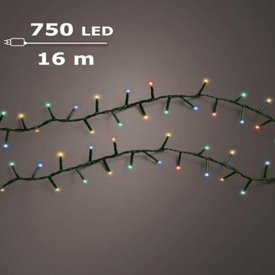 LED compact twinkle buiten 16m-750L groen multi Lumineo - Lumineo LED compact twinkle buiten 16m-750L groen multi Lumineo - Lumineo
