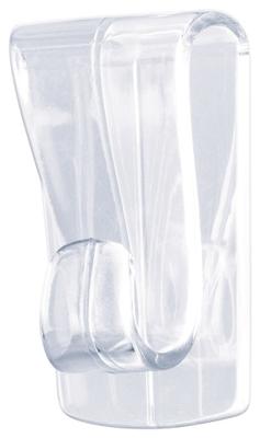 tesa POWERSTRIPS® Zelfklevende haak Large Transparant Inhoud: 2 stuk(s)