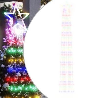 VidaXL Kerstboomverlichting 320 kleurrijke led's 375 cm VidaXL Kerstboomverlichting 320 kleurrijke led's 375 cm