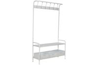 Zijtafel met lades Home ESPRIT Wit Metaal 110 x 36 x 186 cm - thumbnail