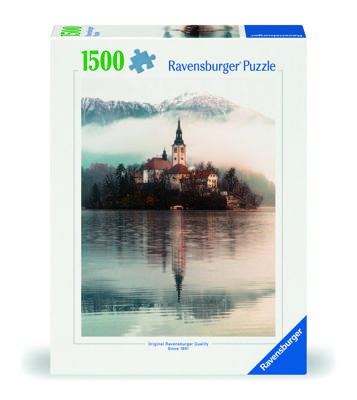 Ravensburger legpuzzel het eiland van wensen bled slovenie, 1500st. Ravensburger legpuzzel het eiland van wensen bled slovenie, 1500st.