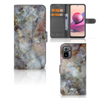 Xiaomi Redmi Note 10S | 10 4G | Poco M5s | Bookcase | Marmer Grijs - thumbnail