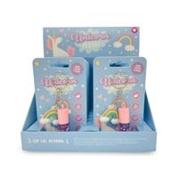 Ty Unicorn magic snoep lipolie stick sleutelhanger met bedeltje - thumbnail