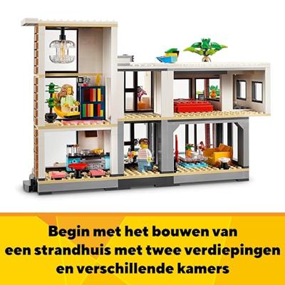 LEGO Creator 31153 Het moderne huis - verander in een gebouw of chalet van 3 verdiepingen - thumbnail